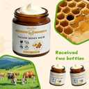 8 Oz Organic Grass-Fed Beef Tallow Balm with Honey, Tallow Honey Balm for Face & Dry Skin Care