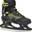 Bladerunner Ice by Rollerblade Igniter Men's Adult Ice Skates, Black and Lime, US 10