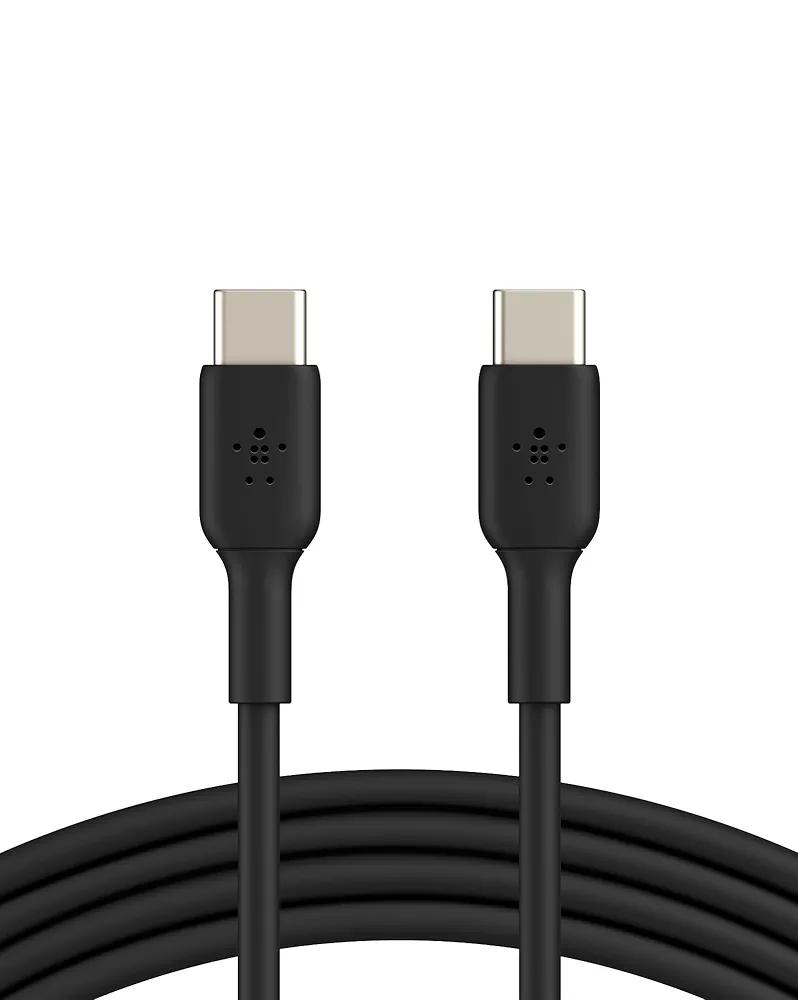 Belkin BoostCharge USB-C to USB-C Cable (1M/3.3ft) for iPhone 16, iPhone 16 Pro, Samsung Galaxy S25, S24, Pixel 9 & 8, iPad Pro, Nintendo Switch 2, Carplay & More – Black