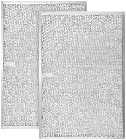 Upgrade BPS1FA36 36-Inch Aluminum Replacement Filters for QS1 and WS1 Range Hoods 17-1/4 "X 11-3/4" X 3/8" Replace S99010300 99010300E WB02X10706 WB02X10710 by AMI PARTS