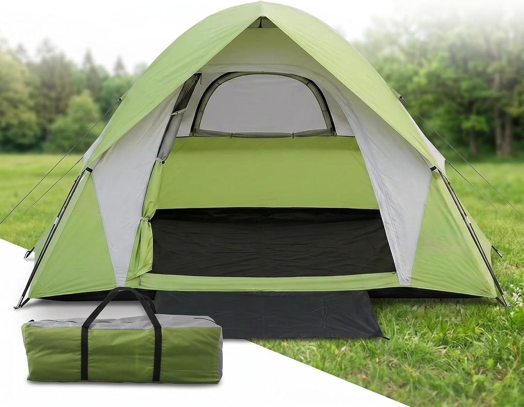 XL Camping Tents 4 Person Waterproof Double Layer Dome