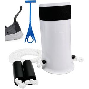 Sock Aids for Putting On Socks, No Bending Flexible Sock Aid Device with Shoe Horn Long-Handle Sock Removal for Seniors/Disabled, Easy On and Off Sock Helpers (Basic)