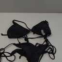 Women Two Piece Swimsuit Sexy Swimwear Halter String Triangle Bikini Sets, Size M