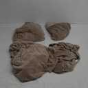 ULTICOR 4-Piece, 1 Seat Recliner Cover, Velvet Stretch Reclining Chair Covers for 1 Cushion Reclining Sofa, Single Seat Recliner Couch Cover, Thick, Very Soft, Machine Washable (Taupe)