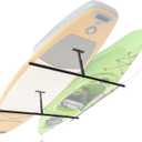 GoSports Kayak Rack for Garage Ceiling Mount - Adjustable Storage Hangers for 2 Kayaks, SUPs, or Surfboards