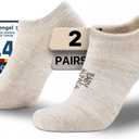 Alpaca Wool Any Season No Show Midweight Merino Outdoors Socks Men&Women Moisture Wicking Hiking Cushioned Breathable (Small, Light Beige)