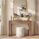 VASAGLE Entryway Table, Thick Tabletop Console Table, Farmhouse  11.8"D x 47.2"W