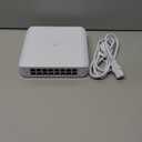 Ubiquiti - UniFi Switch (USW-Lite-16-PoE, 16 Gigabit Ethernet Ports, 8 PoE+ Ports, Wall Mounted)