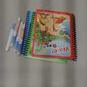 CMTOOP 4 Pack Reusable Water Coloring Books for Toddlers, Paint with Water Books,Mess-Free Coloring Book, Portable Educational Doodle Drawing Toy, Improving Children's Imagination, Color Perception