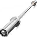 RITFIT Olympic Barbell 4ft - 2 Inch Weight Bar for Strength Training, Weightlifting, Squat, Deadlift, Bench Press, Curl, Overhead Press - 350lbs/500lbs Capacity (Silver)