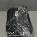 PUGPIU Bible Cover Case for Women, Large Quilted Bible Bag with Shoulder Strap and Handle, Bible Study Supplies Journaling Kit with Highlighters Pens No Bleed Tabs Notebook Cross Clips (Black)