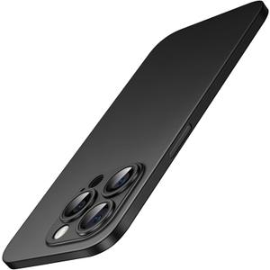 JETech Ultra Slim Case for iPhone 14 Pro Max 6.7-Inch, Camera Lens Full Protection, Lightweight Matte Finish PP Hard Minimalist Cover, Support Wireless Charging (Black)