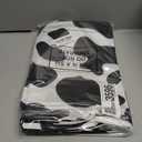 4 Pcs Linen Cow Print Table Runner Black and White Farm Cow Print Tablecloth Western Barnyard Cowboy Themed Table Cloths for Birthday Party Decorations Home Kitchen Supplies (13 x 72 in)