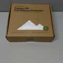 2-Pack Waterproof Crib Mattress Protector Cover Fitted - Quiet Baby Crib Mattress Pad Sheets, 52" x 28" Soft Quilted Cotton Baby Sheet, Machine Washable, Easy Fit, Durable (Soft White/Mavy)