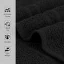 24 Pack Black Hand Towels 100% Cotton Spa Towels 16x27 inches Highly Absorbable Facial, Gym, Hair and Face Towels in Bulk