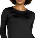 LAPASA Women Thermal Shirt Crewneck Mock Neck Turtleneck Base Layer Fleece Top Thermoflux Lightweight Midweight Heavyweight (XL)