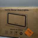 Large Lighted Vanity Mirror, 23" x 18" Light Up Make up Mirror with Smart Touch 3 Colors Dimmable, Tabletop or Wall-Mounted, Memory Function