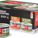 ORIJEN Premium Pate Wet Cat Food Variety Pack: Original + Duck & Chicken Recipes 3oz Cans (12 Count, 6 of Each) (EXP 07/16/26)