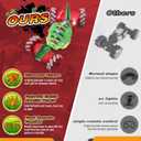 Remote Control CarDinosaur Toys car for Kids2.4GHz LED Gesture Sensing RC Car4WD Rotation RC Stunt Car with Lights and MusicDino Toys for Kids Ages 3 4 5 6 7 Gifts for Boys Girls(Red)