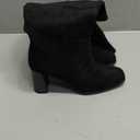 ZXHYZLZ Wide Calf 70s Gogo Boots for Women Plus Size – Tall Knee High Square Toe Chunky Heel Retro Boots Size 12