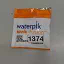 Waterpik Genuine Compact Replacement Brush Heads With Covers for Sonic-Fusion Flossing Toothbrush SFRB-2EW, 2 Count White