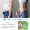 Bruizex Lymphatic Green Tea, Lymphatic Drainage Cleanse & Detox, Natural Herbal Blend for Lymphatic System Health, Post Surgery Recovery Liposuction, BBL, Tummy Tuck, Lipedema & Lymphedema, 30-Pack