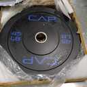 CAP Barbell Rubber Olympic Bumper Plate | Multiple Options/Colors (45lbs - Single)