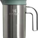 Stanley All In One French Press Coffee Maker 32 oz | 5 Minute Brew, 4 Hours Hot | Mesh Filter for Coffee Grounds | Insulated Stainless Steel French Press | BPA-Free | Stainless Steel Shale