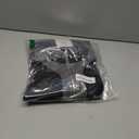 Women's Oversized Sweatshirts Color Block Pullovers Half Zipped Cropped Long Sleeve Casual Tops (Black)