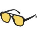 livho Trendy Polarized Square Aviator Sunglasses Women Men Square Eyewear Frame, Retro Sun Glasses for Women Men 2025 Shades