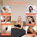 FAHKNS Infrared Sauna Blanket, Foldable Sleep Bag at Home, Portable Sauna Bag for Weight Loss and Detox, Red Light Blanket Full Body with Adjustable 30-60 Mins Timer, 95-176 , 5.8Ft X 2.6 Ft
