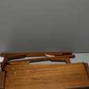 Kate and Laurel Meridien Mid-Century Wall Shelves, 24" x 8" x 24", Walnut, Transitional Wall Decor and Storage