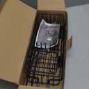 Epicano Shower Caddy Hanging, Anti-Swing Over Head Shower Caddy Rustproof with Hooks for Towels, Sponge and More, Matte Black