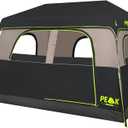 PEAK OUTDOORS Instant Tent 6 Person Tents for Camping, 60 Second Easy Setup Portable Camping Cabin Tent with Rainfly, Waterproof Pop Up Tents for Family Camping & Hiking with Expandable Carry Bag