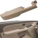 Beige Front Left Driver Side Interior Door Armrest Handle Fit for Chevy Suburban Tahoe Escalade Avalanche GMC Yukon 1999-2006 Replace 88981546、88981548、15703702