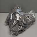 NICETOWN Blackout Curtain Blind for Bedroom, Single Panel, W42 x L45 inches, Grey/Gray, Thermal Insulated Grommet Blackout Room Darkening Drape/Drapery