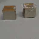 Fuyit Unfinished Wood Pieces, 50Pcs 4 x 4 Inch Blank Natural Wood Square Wooden Cutouts Board for DIY Crafts Painting, Scrabble Tiles, Coasters, Decoration