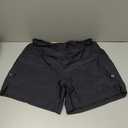 G Gradual Women's 5" High Waisted Swim Board Shorts with Phone Pockets UPF 50+ Quick Dry Beach Shorts for Women with Liner (Black)