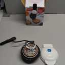 Dash Mini Waffle Maker- Compact Electric Iron for Creative Homemade Treats - PTFE nonstick surface - Easy-to-Clean - Perfect for Kids & Families - White