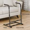 Couch Stand Assist Aid for Elderly, Sofa Chair Lift Assist Devices for Seniors Sit to Stand, Standing Aids & Supports, Pregnancy, Disabled, Floor Gap Height 1.4" Leg Gap 24", Black