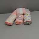 Modern Baby 6 pcs. 3 washcloths 9x9, 3 Hooded Towels 26x30 Elephants & flowers