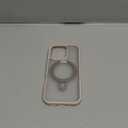 TORRAS Desert Titanium for iPhone 16 Pro Case Magnetic Stand, [Compatible with MagSafe][Flexible Stable Stand] Mil-Grade Protection Translucent Slim Anti-Scratch Ring Kickstand, Rose Gold 6.3", Ostand