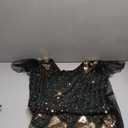 Women Evening Dress 1920s Flapper Cocktail Mermaid Plus Size Formal Gown with Long Gloves, 3XL