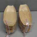 Sanxian Disposable Wood Boat Plates/Dishes (100, 7''Long x 3.3''Widex0.7''High)