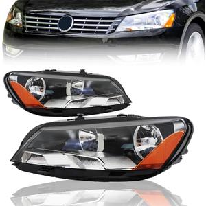 GXYWADY Replacement for Passat 2012-2015 Headlights Driver and Passenger Side 561941005D 561941006D