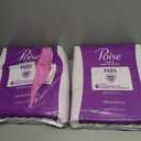 Poise Incontinence & Postpartum Pads for Bladder Leaks, 7 Drop Ultra Absorbency, Long Length, 78 Count, Packaging May Vary