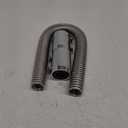 Hypertune 24" Stainless Steel Radiator Flexible Coolant Water Hose Kit W/Cap Clamp Silver