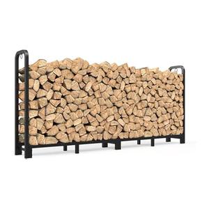 8FT Firewood Rack Outdoor for Store Logs Fireplace Wood Storage Indoor