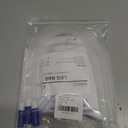 lifevv 3 Pack 1000ml Catheter Leg Bag Urinary Drainage Bag, with 3 Eighteen-inch Tubing, Anti-Reflux Valve, Cloth Straps,Easy Lever Outlet Tap