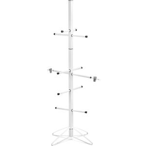 QWORK Professional Metal Sports Gear Drying Rack, 5522 Inches, Includes Hanging Clips and Wrist Band, Ideal for Hockey, Football, Lacrosse Equipment
